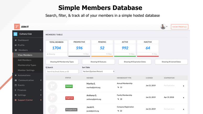 screenshot of Join It
